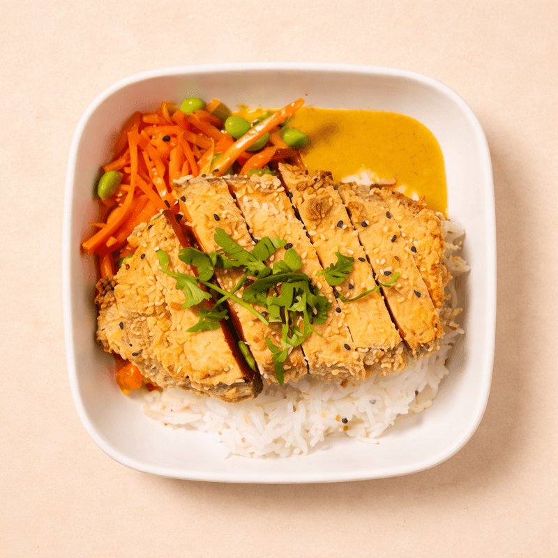 Chicken Katsu with Basmati Rice